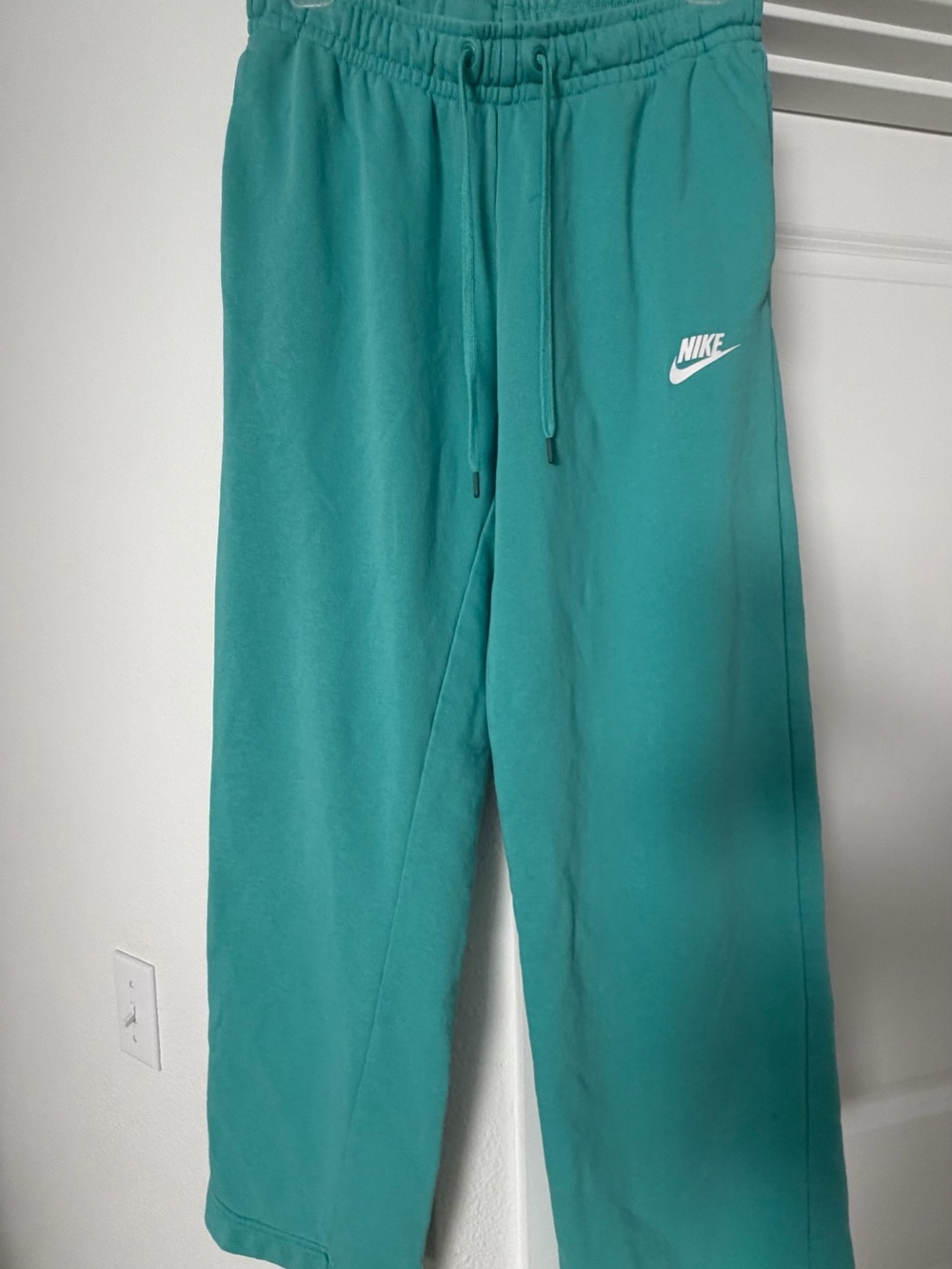 Nike womens Jogger Sweatpants with White Swoosh